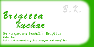 brigitta kuchar business card